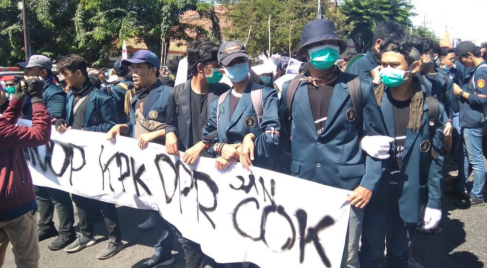Aksi #SurabayaMenggugat, Mahasiswa Malang Pun Ikut Turun