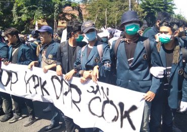 Aksi #SurabayaMenggugat, Mahasiswa Malang Pun Ikut Turun